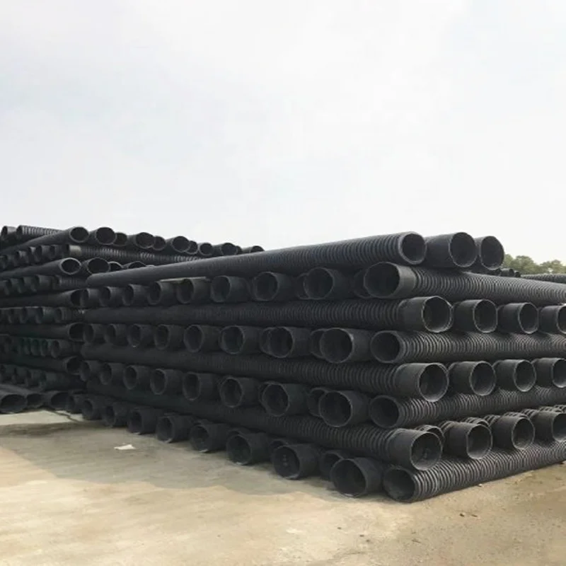 500 мм ISO двойные гофрированные трубы HDPE и фитинги для