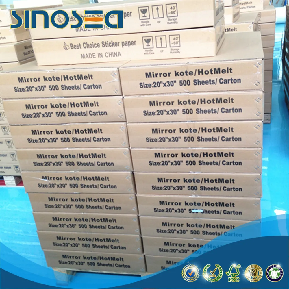 Hot Seller Self Adhesive Sticker Label Paper Size 70x100 in Sheet