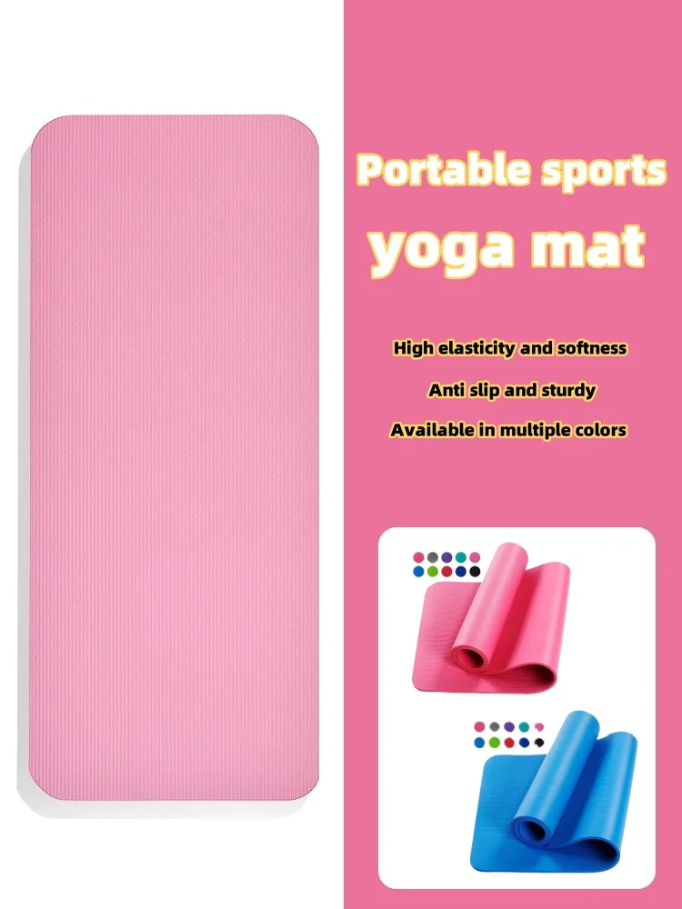 Premium price Portable  Nbr yoga mat Blue thick yoga mats Home exercise Yoga mat non slip