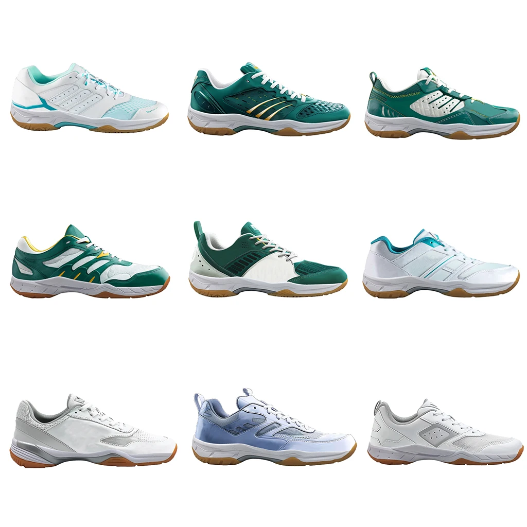 Custom Children High Quality Leather Tennis Shoe Boys Professional Volleyball Sneakers Sepatu Kids Badminton Shoes