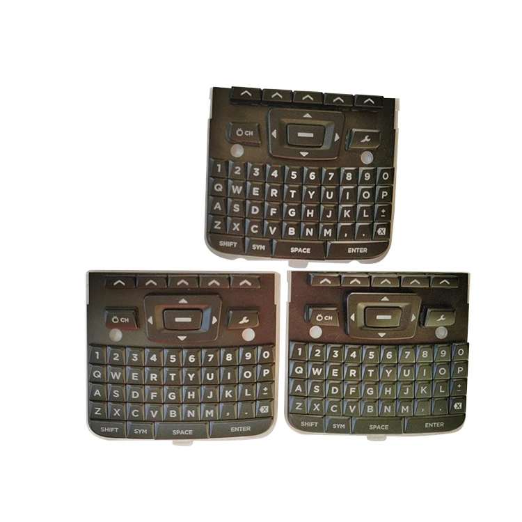 Wholesale Blank Keypad Flexible Telephone Rubber Silicone Square Shaped P+R Mobile Phone Big Keypad