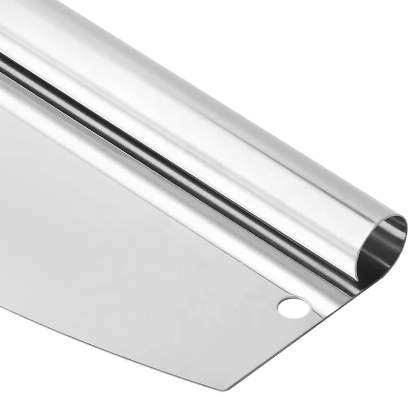 High Quality Stainless Steel Mirror Rocking Pizza Tool Blade