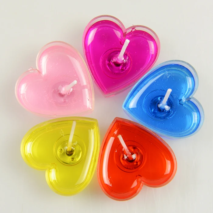 Heart shape pc material  clear tealight candle cups with high quality