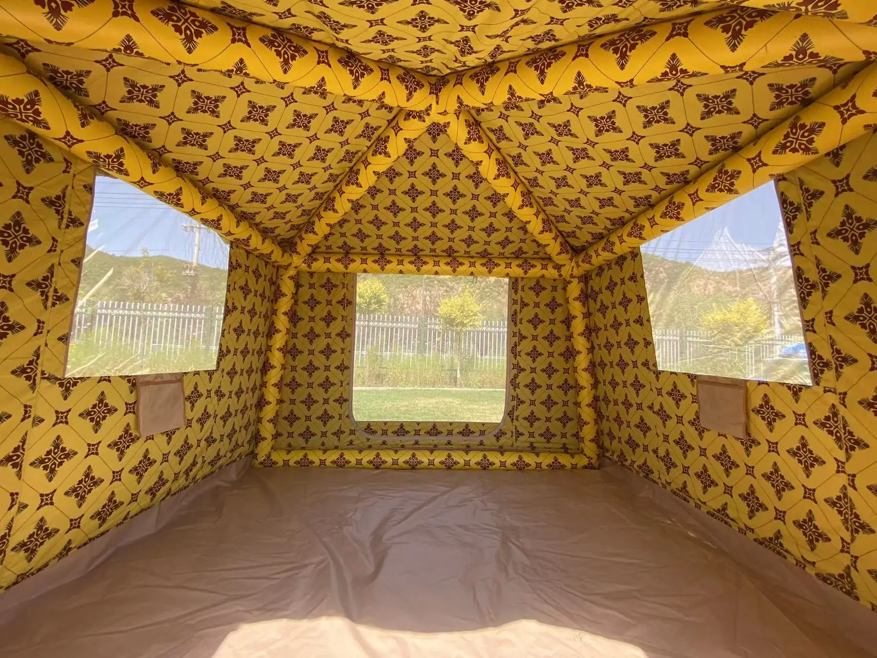 Yatu Best Price Arabian air tent inflatable  outdoor for 6 person inflatable tent outdoor camping on inflatable camping tent