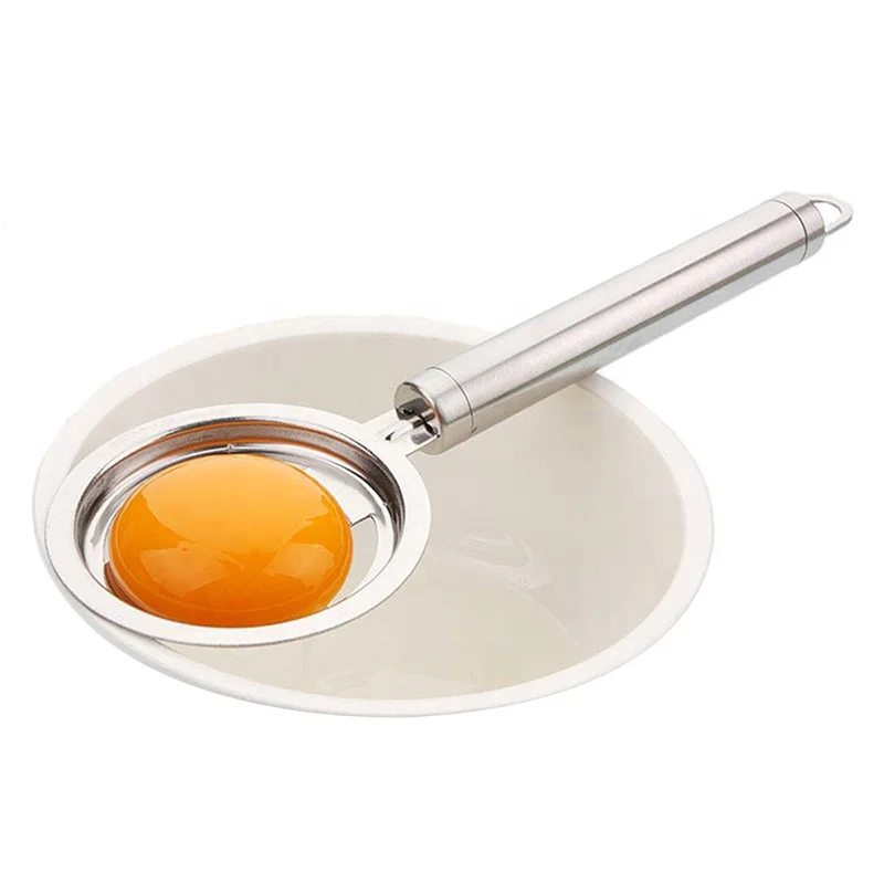 Stainless Steel #18/0 Egg Separator Kitchen Tools Egg White And Yolk Separator Divider Egg Filter
