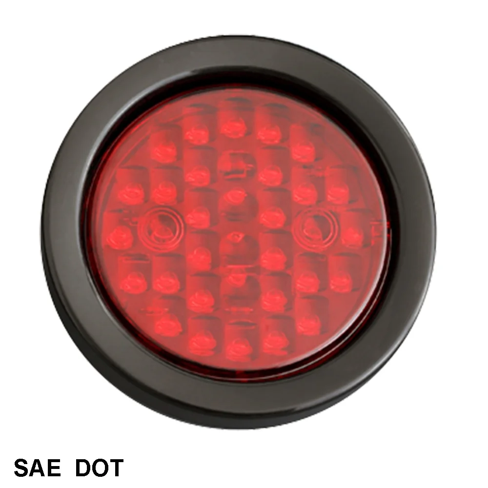 4 inch Round LED STT Light 12V 4 inch round LED STT lamp trailer DOT SAE