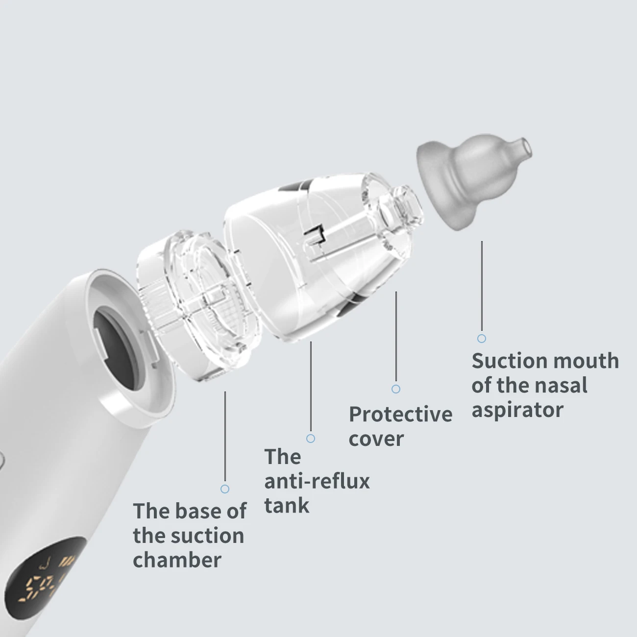  2021 manual new technology powered premium digital adult infant nose electric nasal