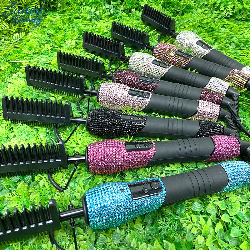 Professional Electric Hair Styling Tools Flat Irons Automatic Curler Straightening Hair Straightener Hot Comb