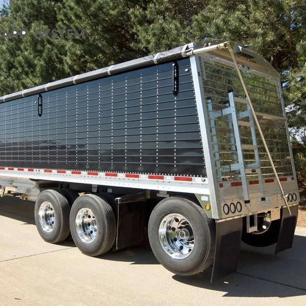 Dump Trailer Side to Side Roll Tarp System Crank Handle or Electric Motor Available