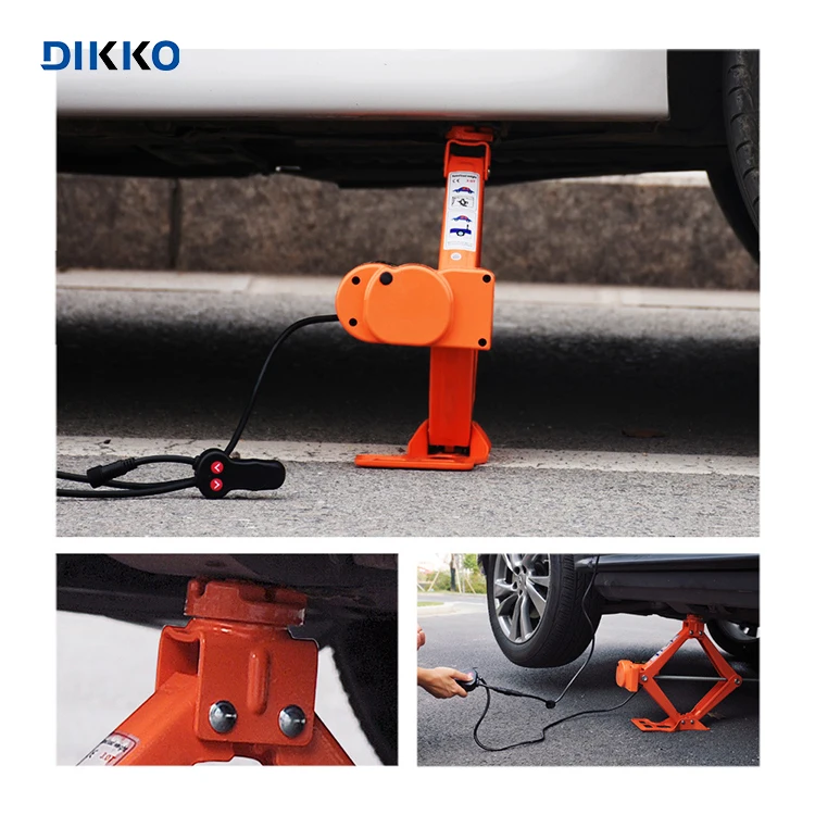 Mini Electric Scissor Jack Tool Portable Scissor Car Jack 12volt Electric Scissor Jack for Car