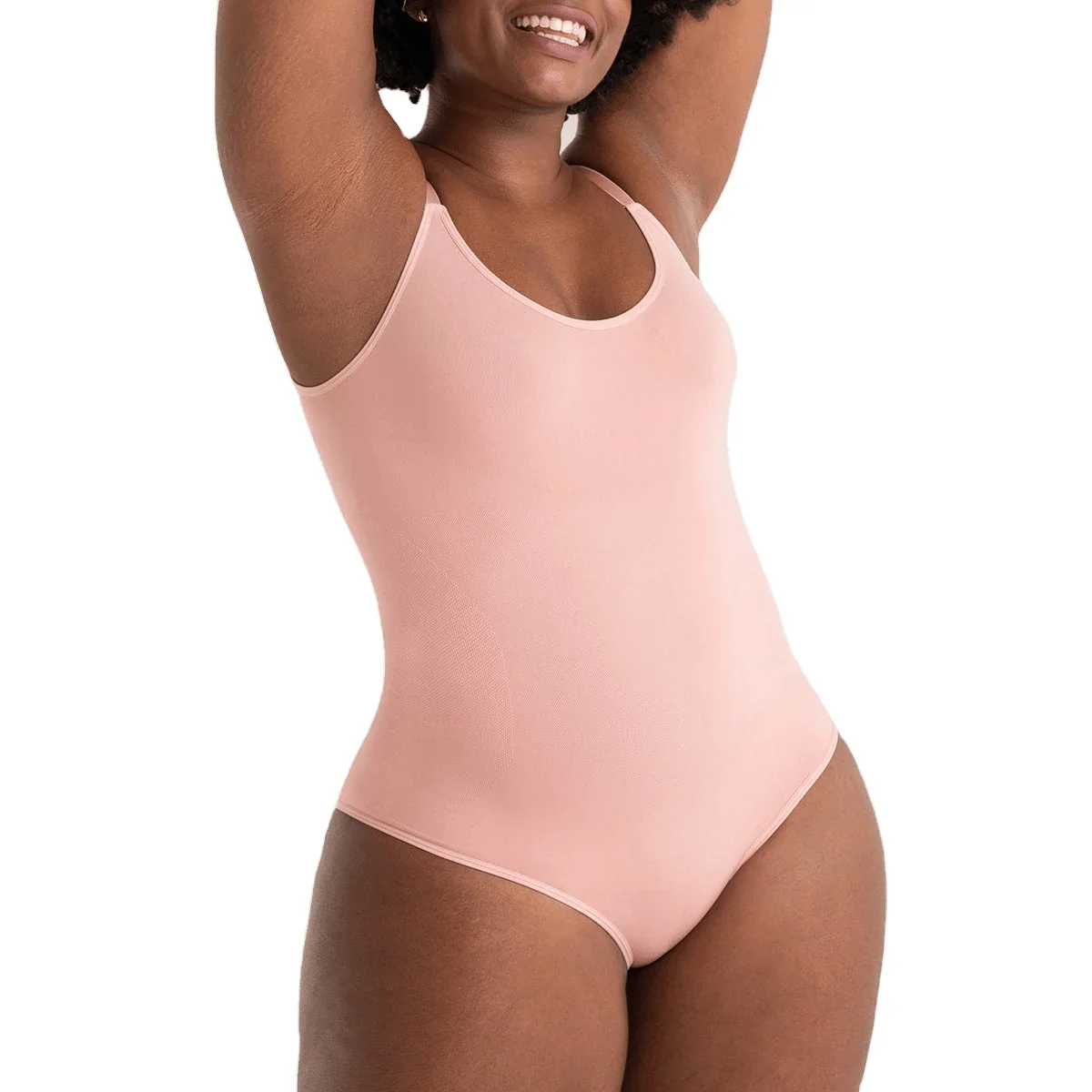 High Quality Adult Women Breathable Bodysuit Hip Lifting Seamless Shapewear One Piece Short Sleeve High Bodysuit From BD