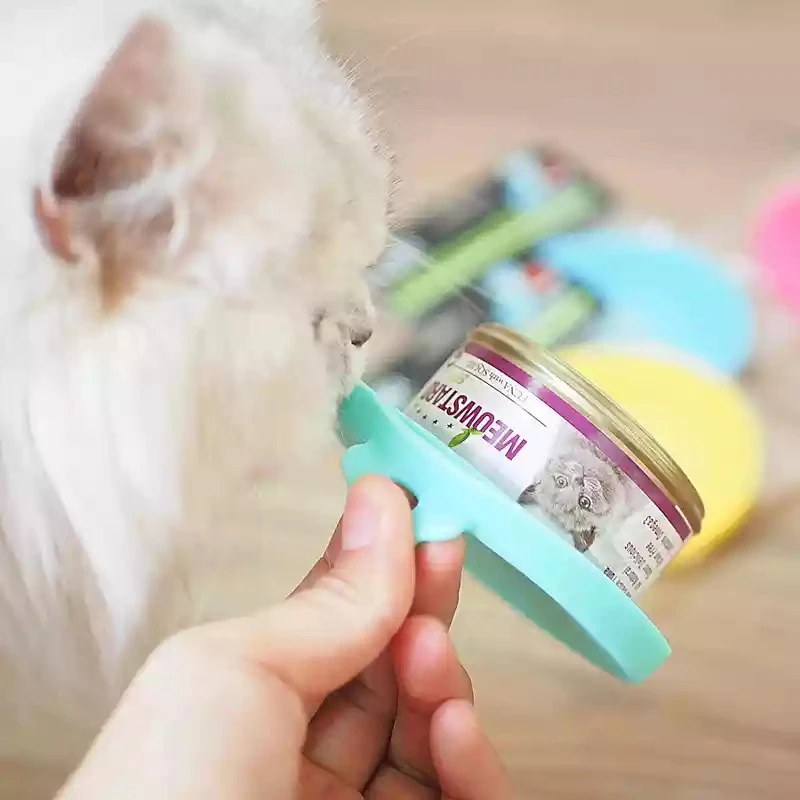 Food Grade Universal Durable Portable Silicone Pet Food Can Covers And Lids