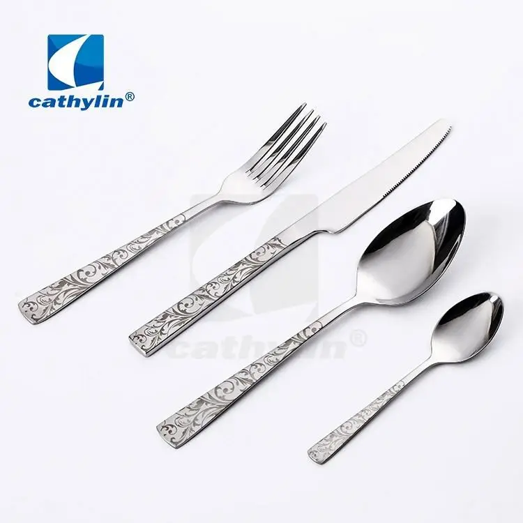 Luxury types hotel silverware cutlery, japan stainless steel flatware
