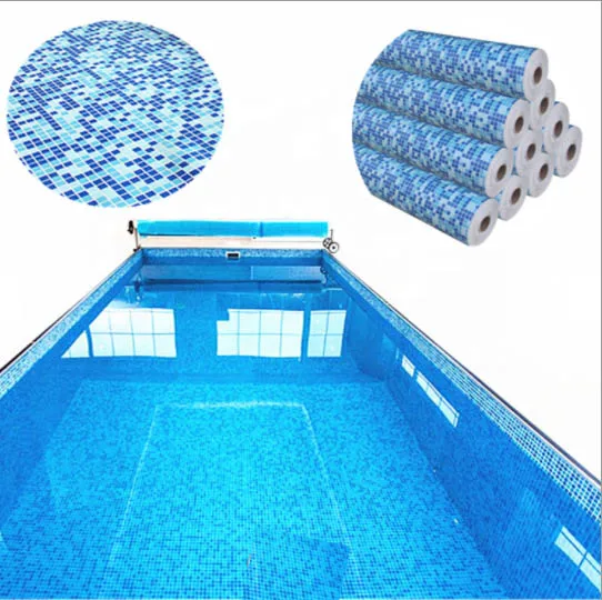 Factory Special Color Printing PVC Above Ground And Inground Swimming Pool Overlap Liner For Pool Maintenance
