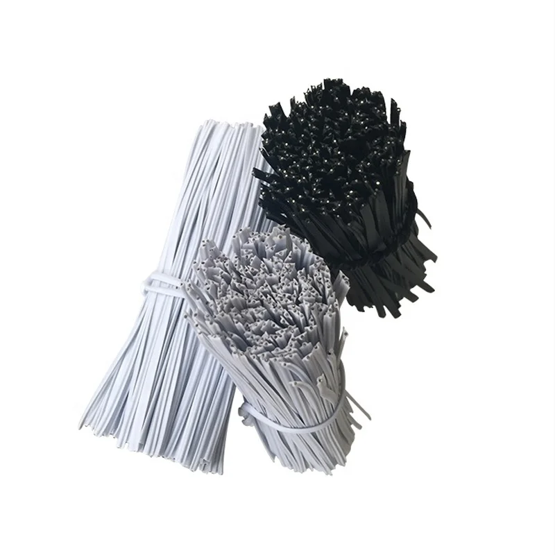 
PVC 3MM White Shaped Bar Single Core Nose for 3ply Non Woven maskings 