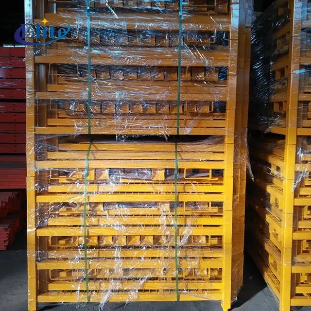  Оптовая продажа индивидуальная Складная портативная металлическая запасная стальная Съемная Штабелируемая стойка для поддонов и