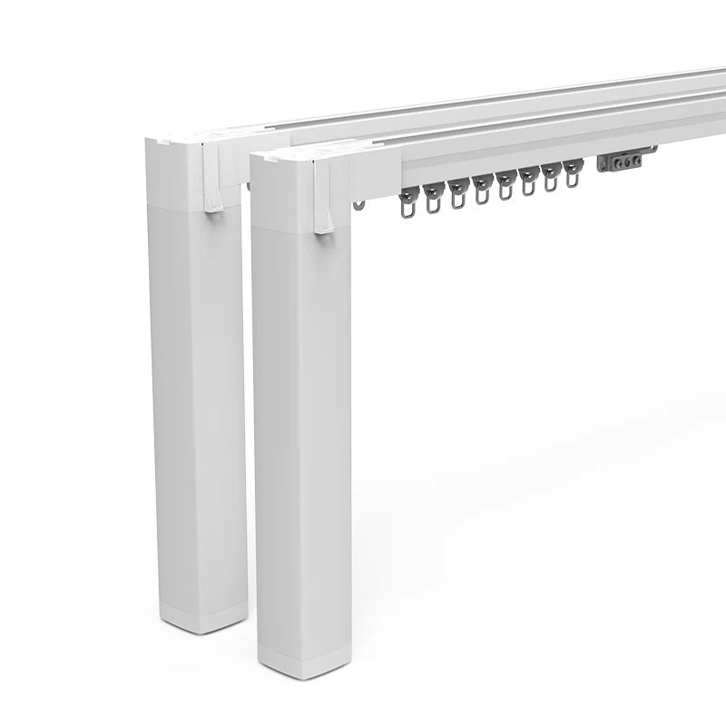 Spring up customized flexible curtain automation system