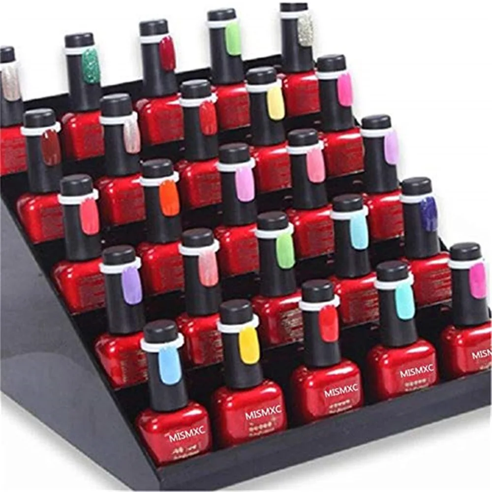 Full Nail Tips Swatch Display Card 50pcs/bag Nail practice Color Chart Finger Ring Shape Nail Polish Gel Display Palette