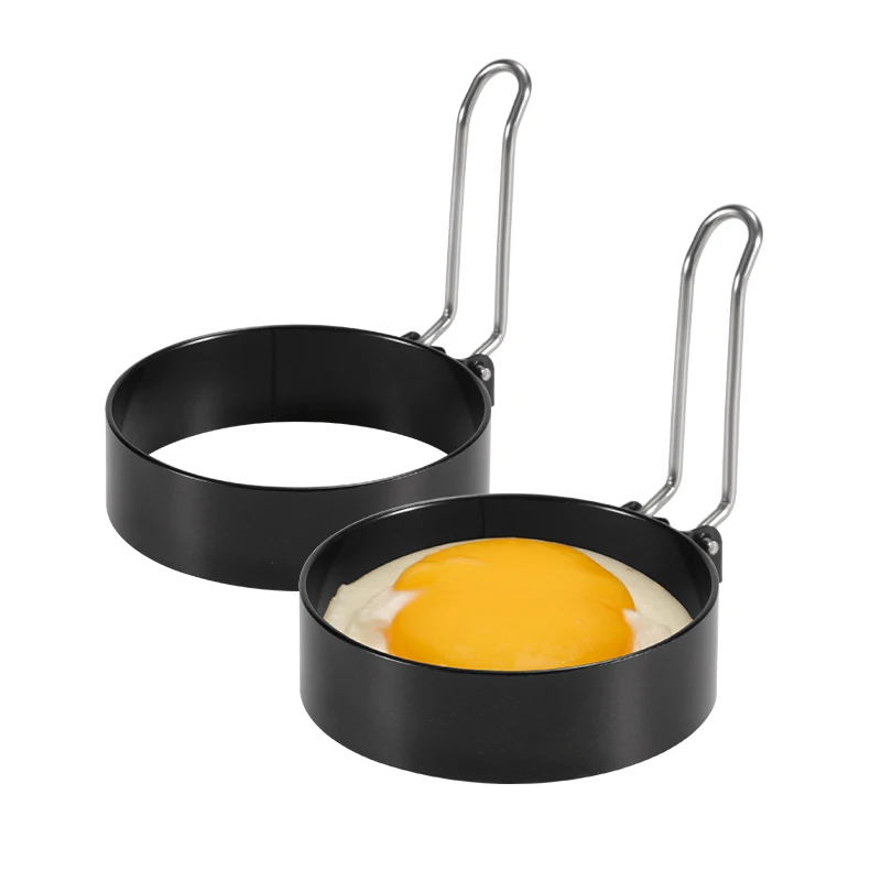 Stainless Steel Egg Frying Rings Mold Omelette Artifact Egg Ring Non Stick Mold Shaper Circles Frying Shaping Eggs