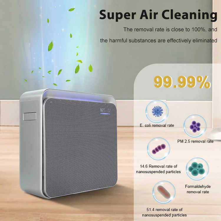 Modern Design Living Room Bedroom Portable Four In One Filter ESP Electrostatic Technology Air Cleaner