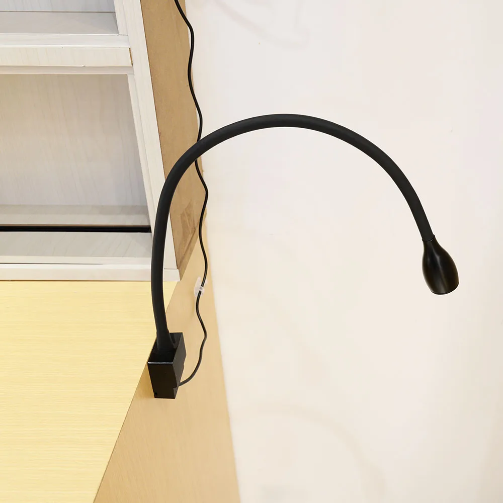 3w Flexible Desk Lamp flexible wall reading light hotel bed light spot light