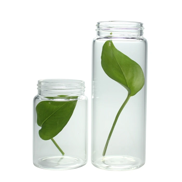 Clear High Borosilicate Glass Bottle Vial Container