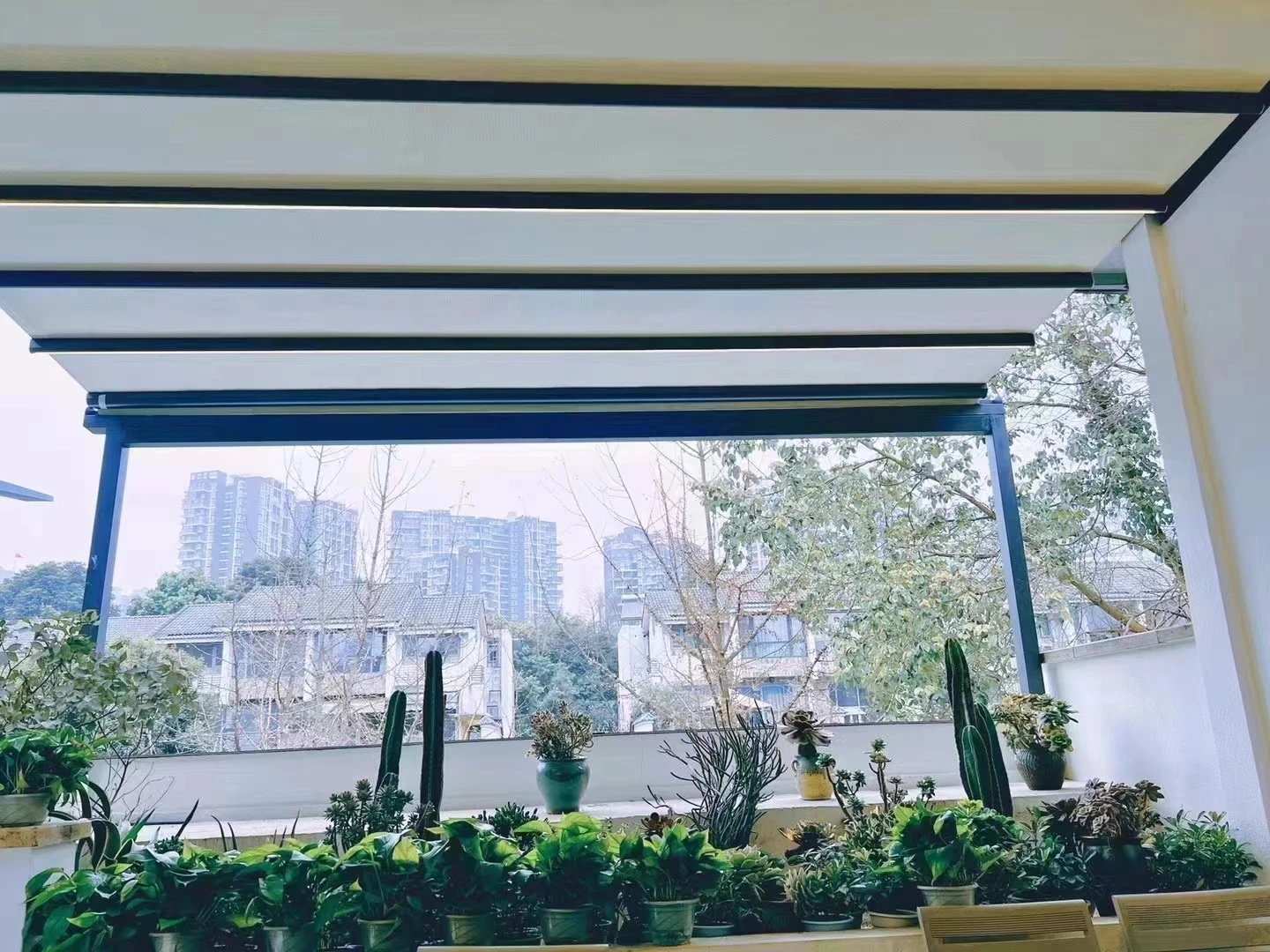 Garden Opening Gazebo Waterproof Folding Pergola System Aluminium Gazebo Electric Roof Pergola