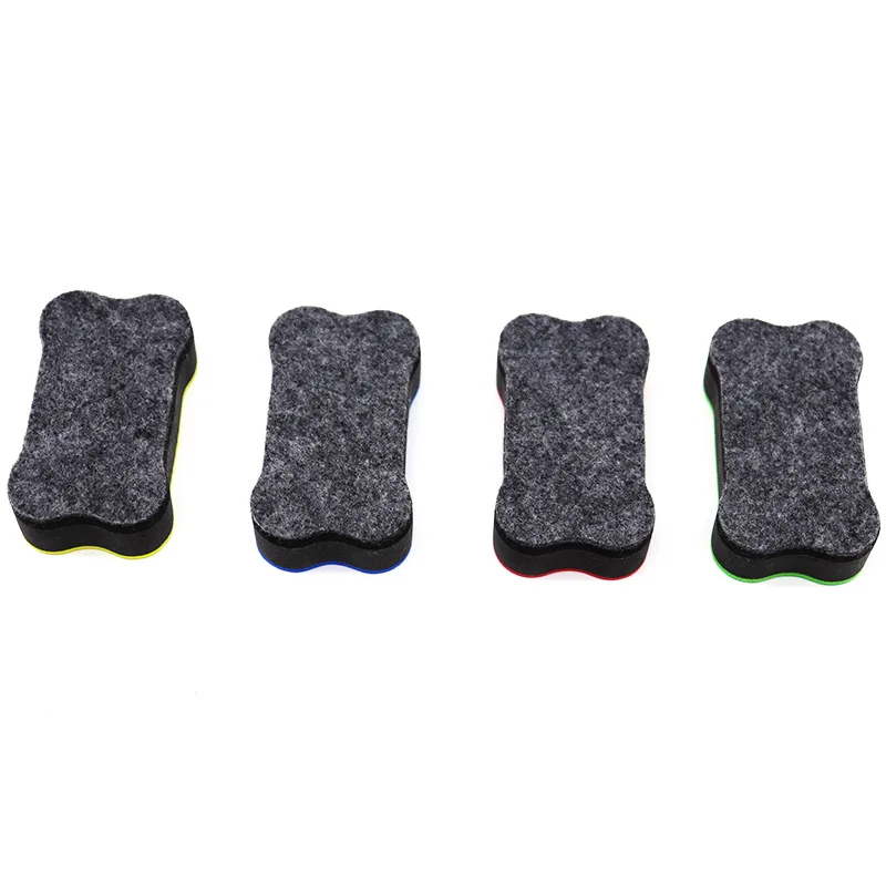 Magnetic small bone white EVA felt chalk children clean blackboard