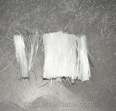 Transparent polypropylene short fiber for engineering concrete mortar