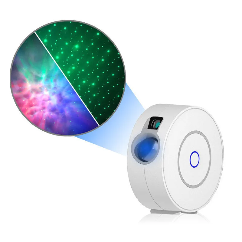 Tuya Wifi Control Smart Galaxies Star Projector Dimming Night Light Starry Sky Nebula Moon Space Star Projector RGB 16 Colors