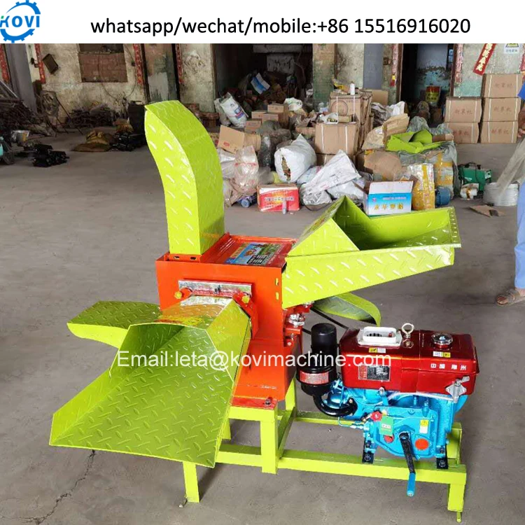 chaff cutter green chaff cutter for dry and fresh grass forage chopper for animal feed