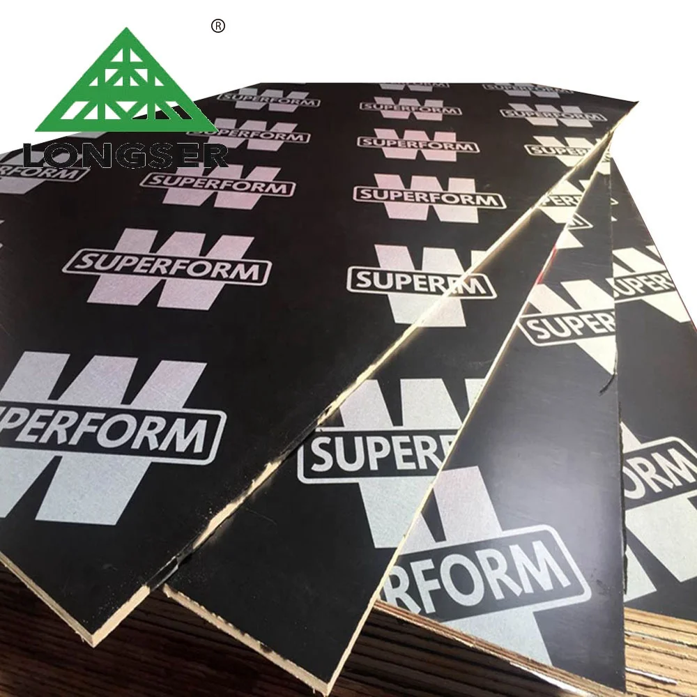Poplar Core Phenolic 18mm formwork plywood factory