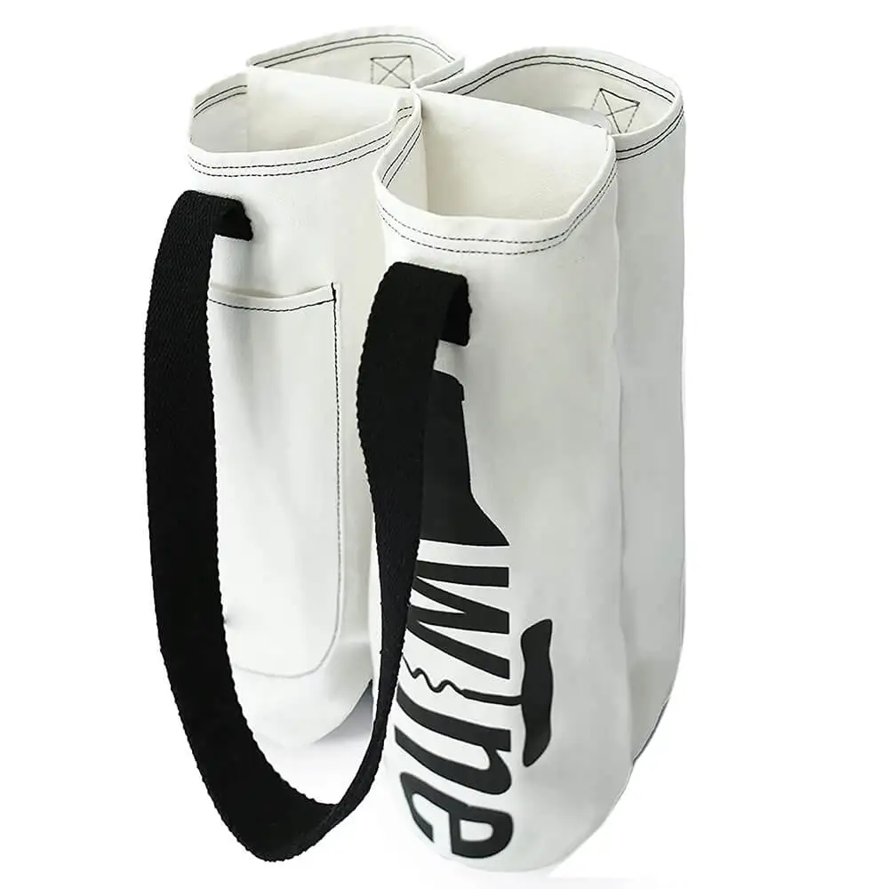 Сделанная на заказ хлопчатобумажная Холщовая Сумка для переноски высококачественные многоразовые сумки-тоут для вина для бутылок медсестер подарок с логотипом