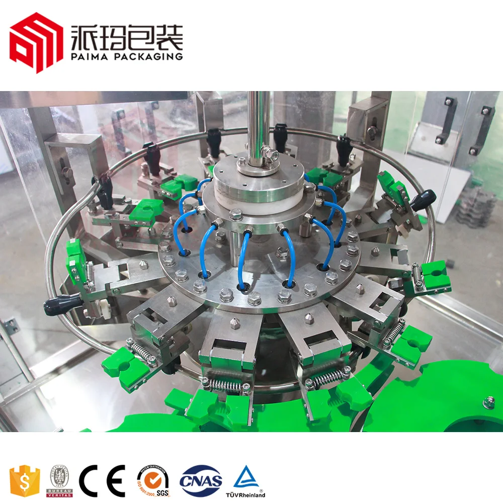 Automatic Champagne / sparkling wine / whiskey / Red Wine Glass Bottle Filling Line Machine