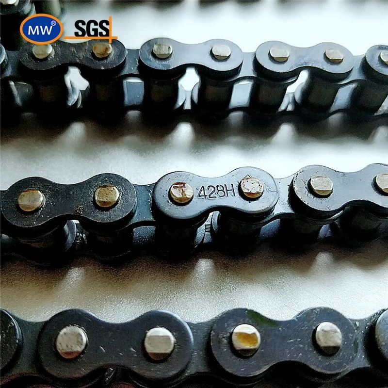Motorcycle chain and sprocket
