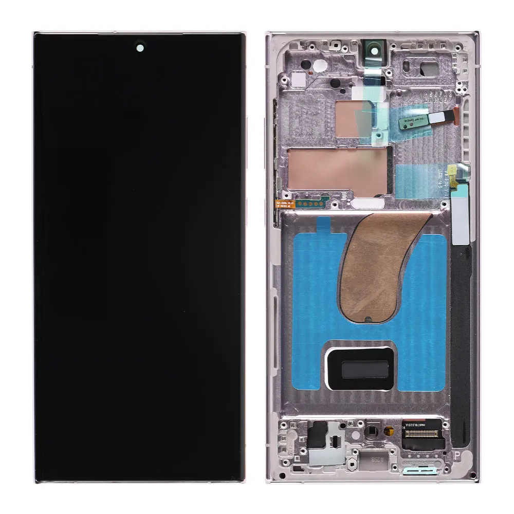 Wholesaler Mobile Phone LCDs Super OLED Screen for Samsung S23 Ultra Support Fingerprint Display