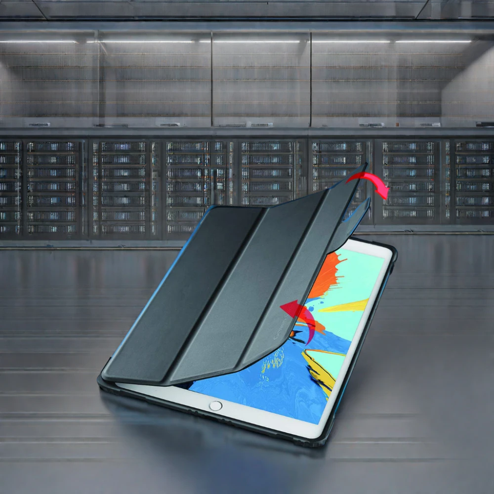 Business Style Folio TPU PC Material Drop and Scratches Resistance Original IPad 10.2 inches 2019/2020/2011 Protective Cover