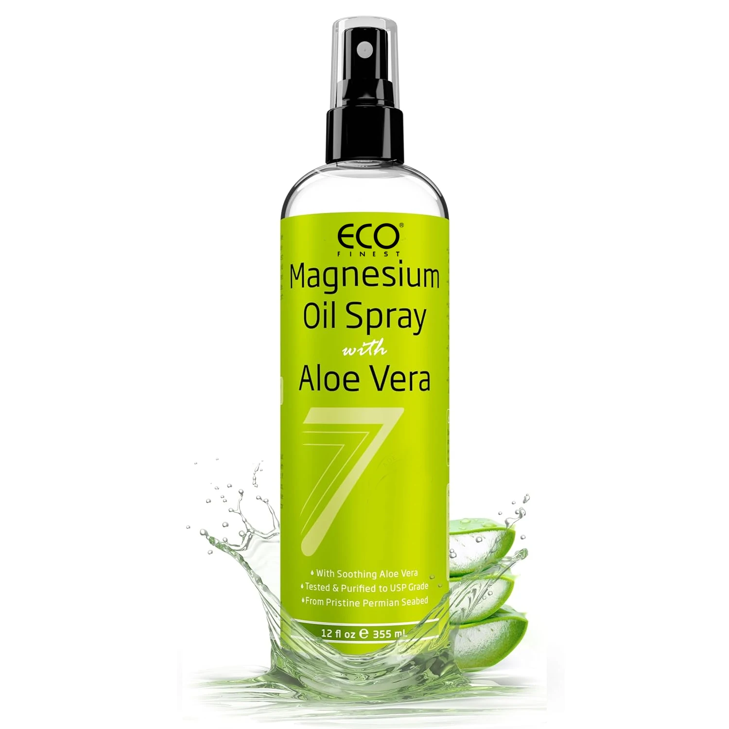 Спрей для магниевого масла с алоэ вера-меньше зуда-поправить волосы и кожу и лучше спать