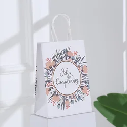 paper gift bag wholesale Spanish birthday gift bag candy packaging handbag