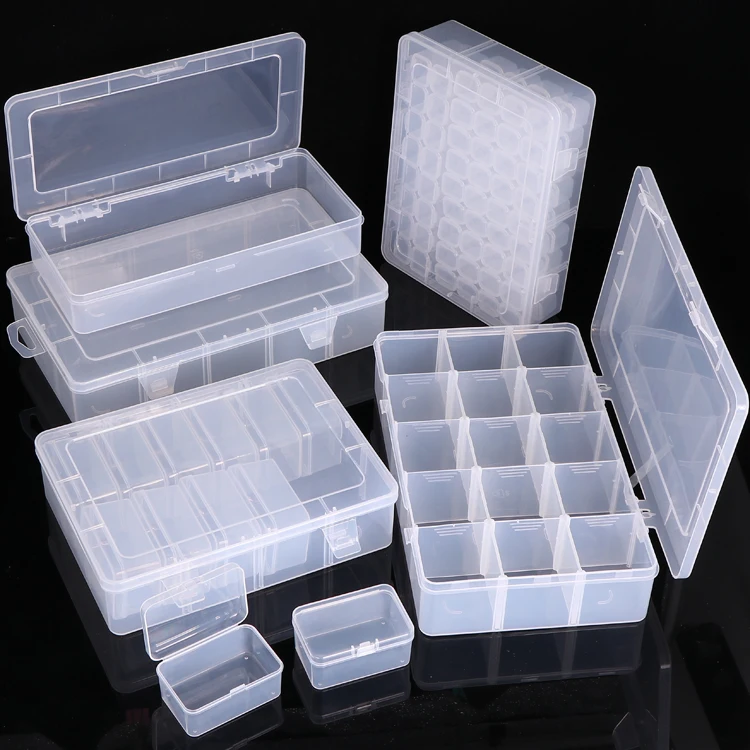 Yuzmei Plastic Screw storage container Bead Storage Container Craft Case Organizer Nail Art Portable Storage Box