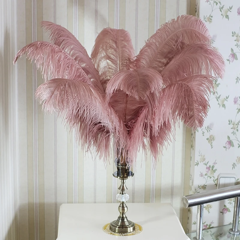 Оптовая продажа 15-80 см натуральные страусиные перья для украшения