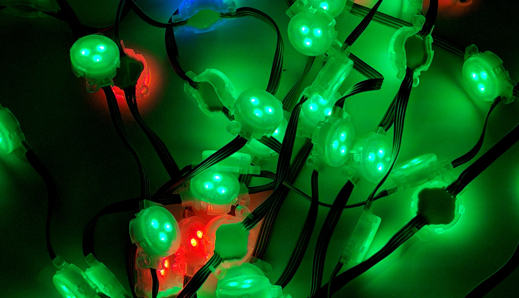 24V IP67 30000 hours waterproof LED module pixel eave lighting permanent holiday christmas lights