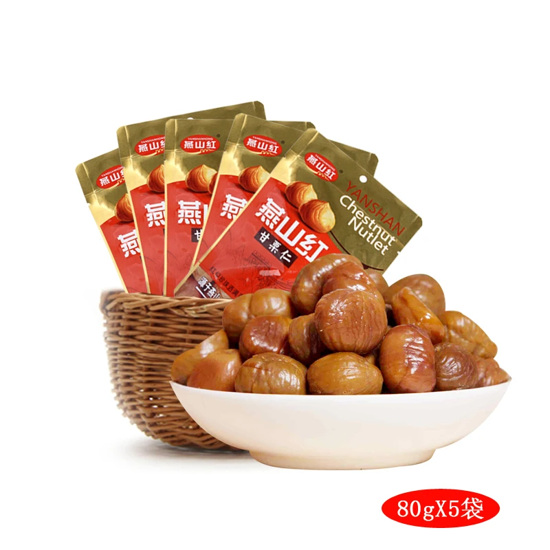 
Китайская фабрика, низкая цена, оптовая продажа, вкусные жареные каштаны 