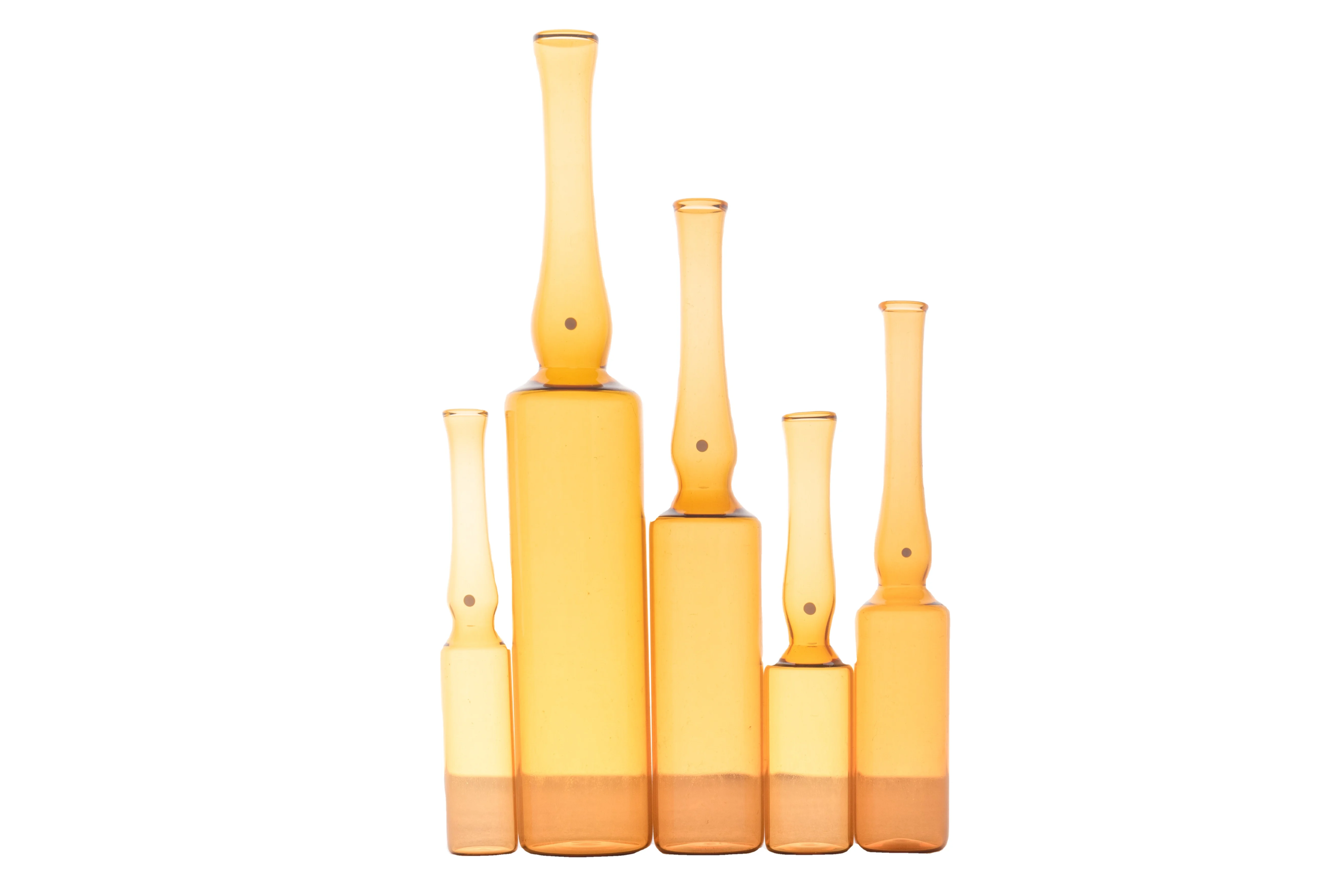 type A B C D pharmaceutical injection for 1ml Clear Amber glass ampoules with silk screen printing