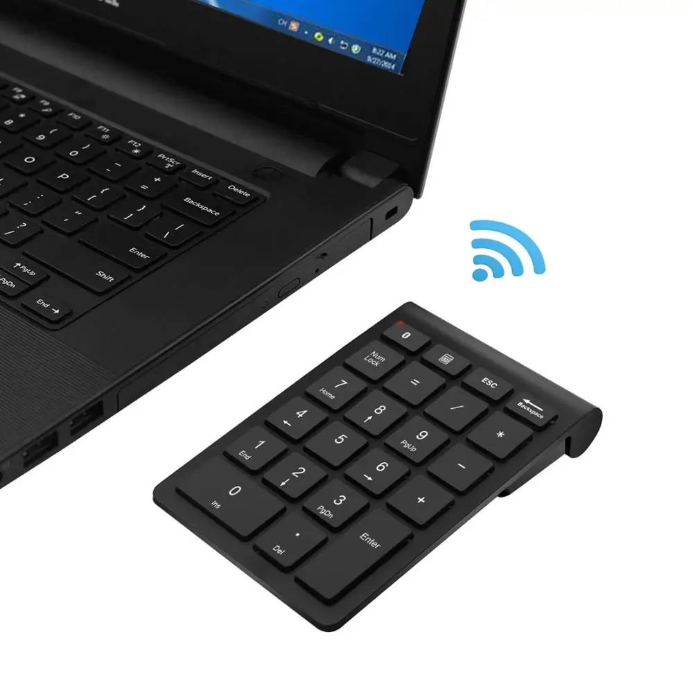  Горячая Распродажа эргономичная тонкая портативная bluetooth беспроводная цифровая клавиатура Клавиатура для ноутбука
