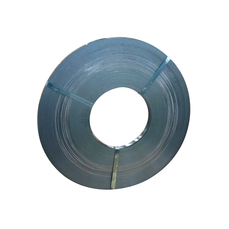 Factory price 0.6*19 mm waxed steel strapping  for packing bluing steel strapping