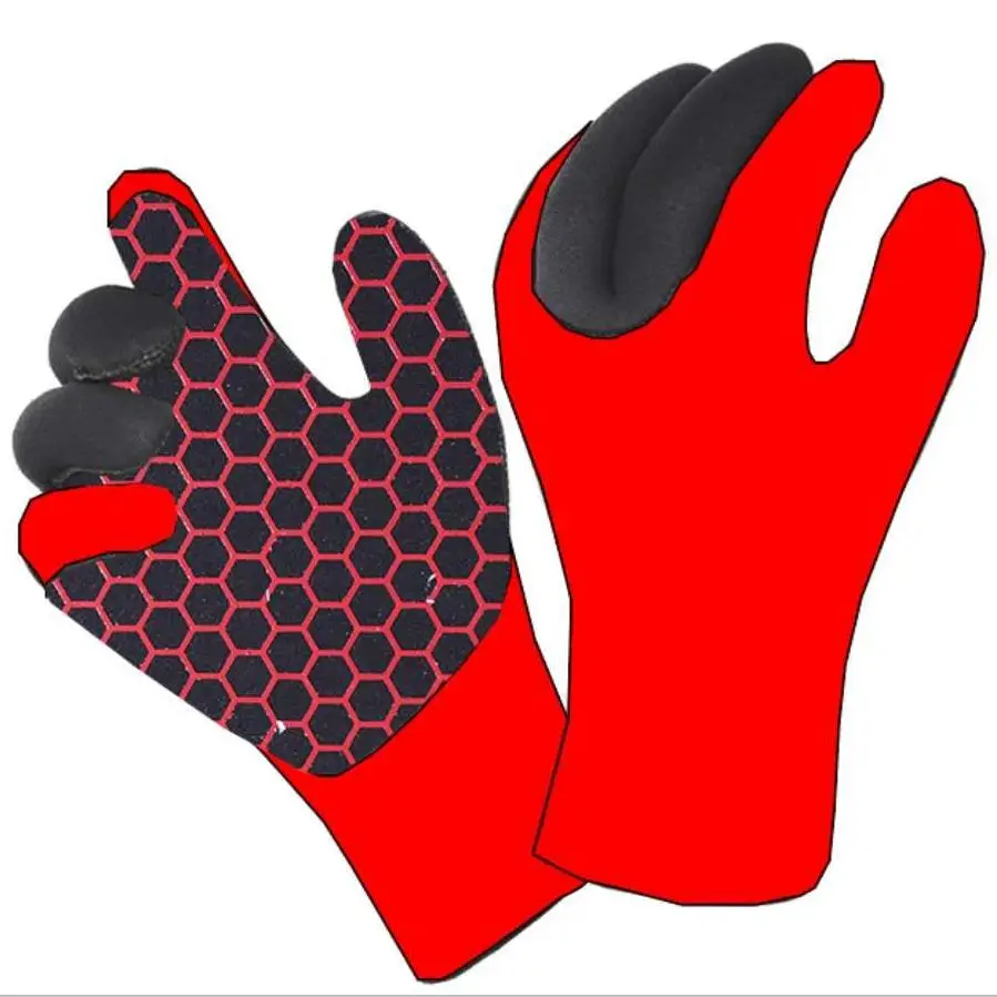 High Quality neoprene other sports Gloves good waterproof winter sp                  orts outdoor safety Neoprene Fishing Gloves