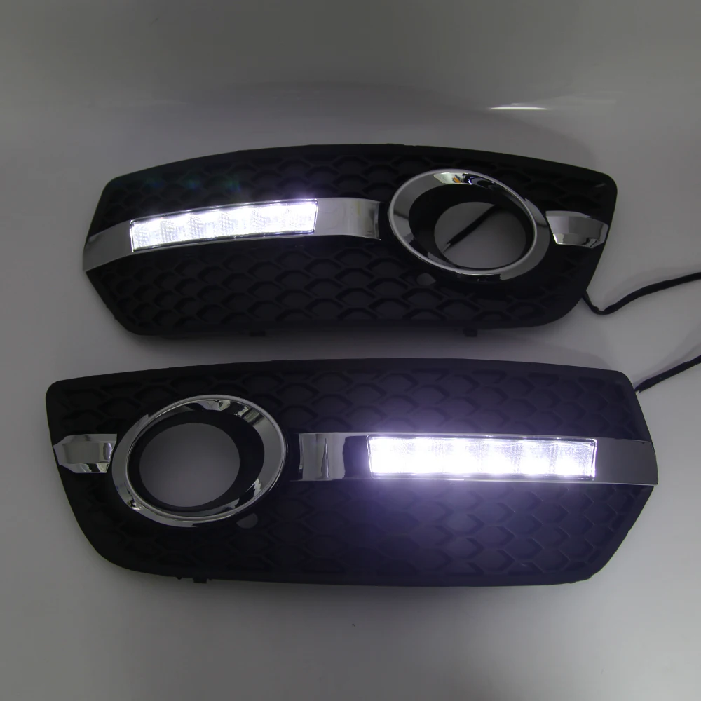 KEEN led Daytime Running Light for Audi Q5 2010 DRL Driving Fog Light Cover Lamp Auto Head Lights