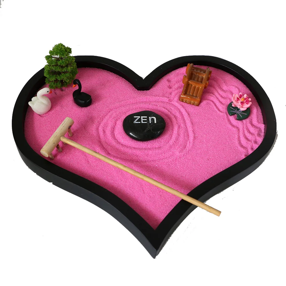 Распродажа на Amazon, настольный терапевтический песочный поднос zen garden play