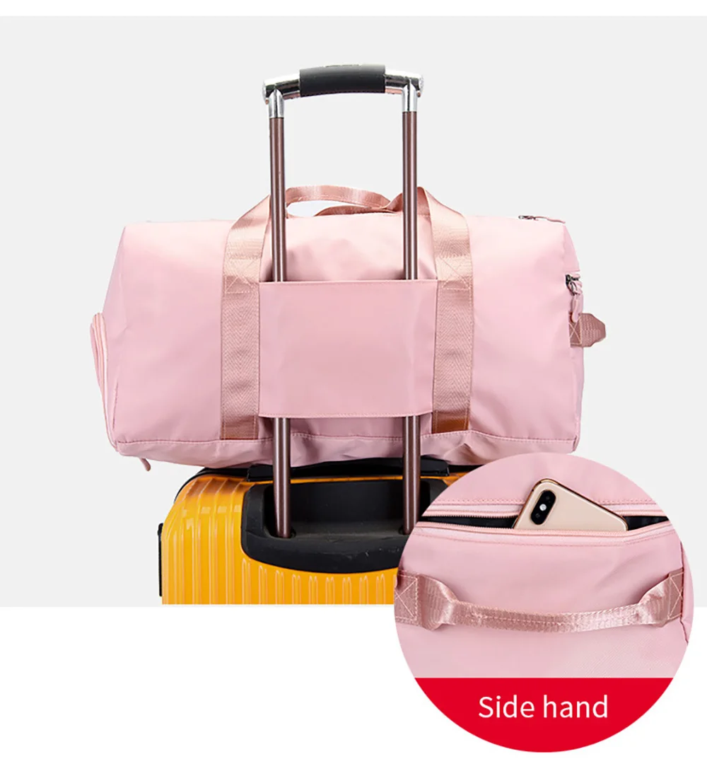 High Quality Oxford Fabric Sports Travelling Waterproof Duffel Travel Bag With Compartment